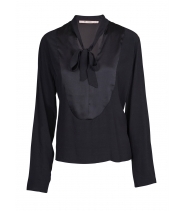 Bluse med bånd fra Rue de Femme - Evy