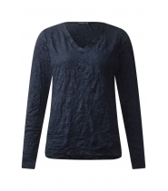 Bluse med crash effekt