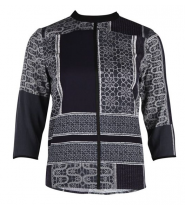 Bluse med print fra Saint Tropez - P1132
