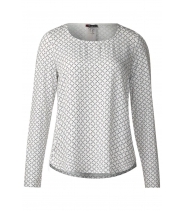 Bluse med print fra Street One