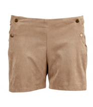 Faux ruskinds shorts fra Saint Tropez - N5916