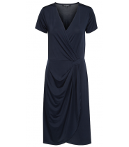 Kjole med draperinger fra Ilse Jacobsen - Emma138
