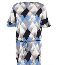 Løs kjole med print fra Saint Tropez - N6132
