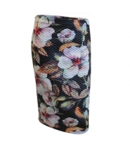 Nederdel i blomsterprint fra Drys