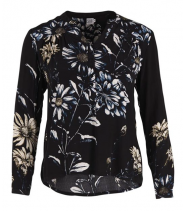Skjorte med blomsterprint fra Saint Tropez - P1183