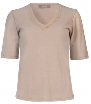 T-shirt med v-hals fra Gustav - 22726