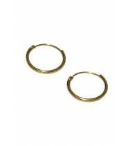 Tina Hjelm 15 mm guld creol