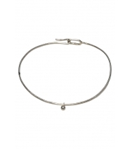 Tina Hjelm kugle sølv armbånd