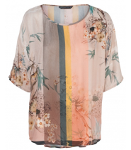 Top med blomsterprint fra Summum
